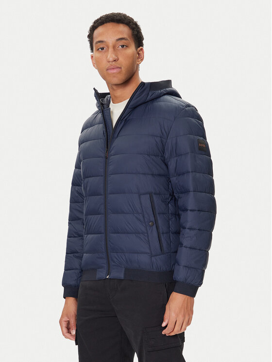 BOSS Demisezoninė striukė · Tamsiai mėlyna