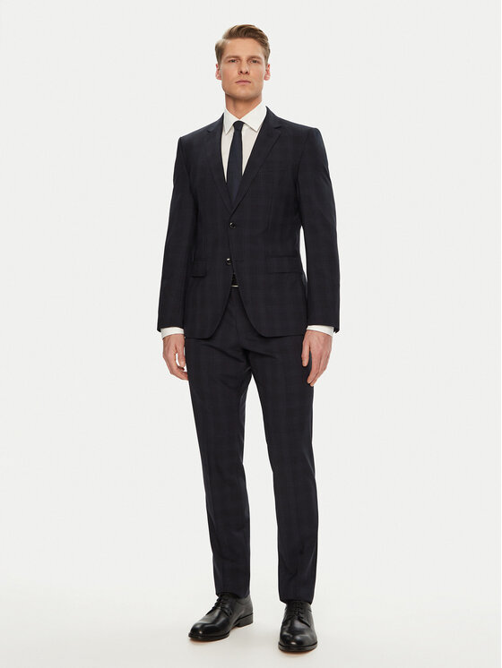 BOSS Kostiumas · Tamsiai mėlyna · Slim Fit