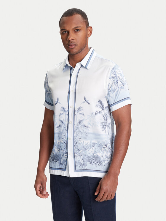 Guess Marškiniai · Mėlyna · Regular Fit