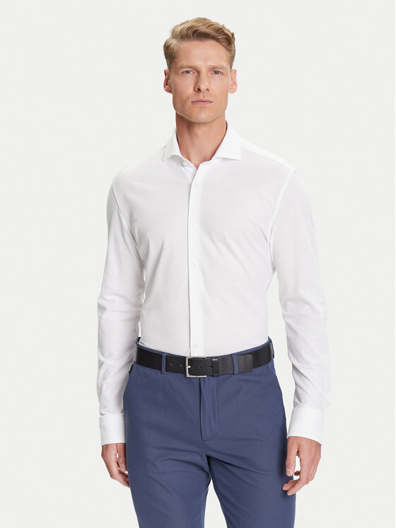 BOSS Marškiniai · Balta · Slim Fit