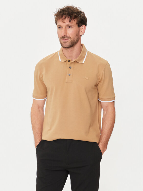 BOSS Polo marškinėliai · Smėlio