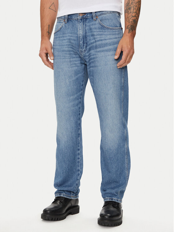 Wrangler Džinsai · Mėlyna · Relaxed Fit