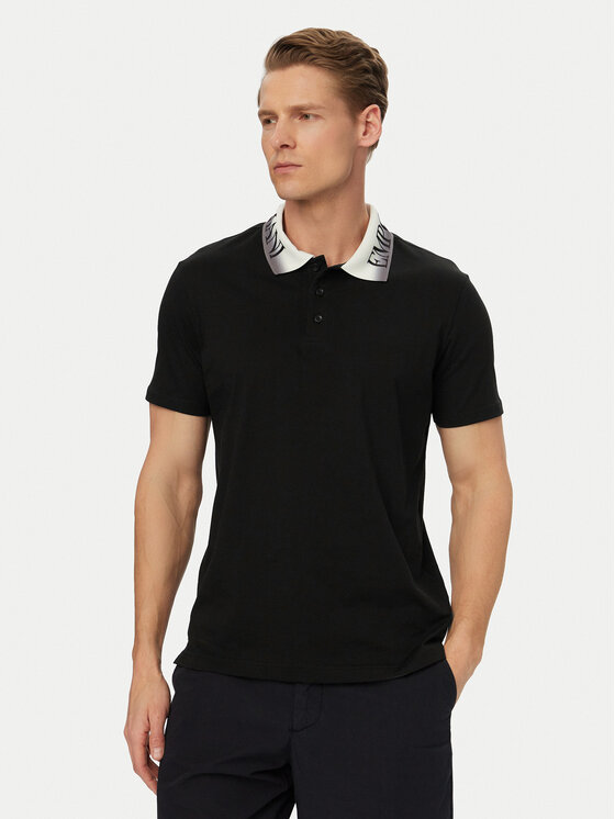 Kodas 20MAY Emporio Armani Polo marškinėliai · Juoda