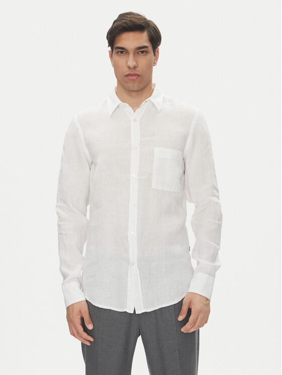 BOSS Marškiniai · Balta · Regular Fit