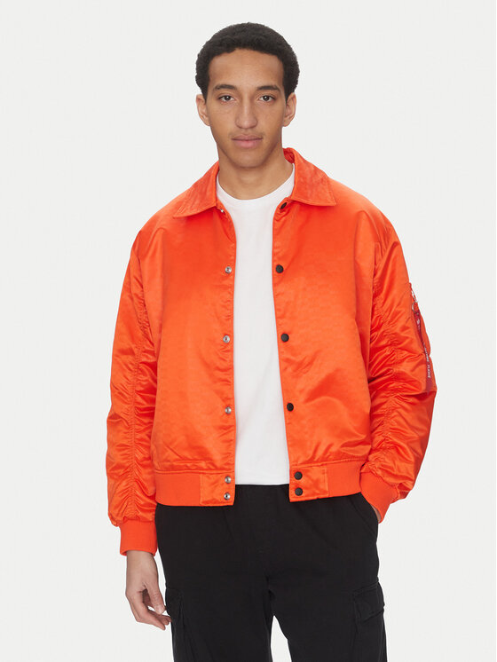 Alpha Industries Bomber striukė · Oranžinė