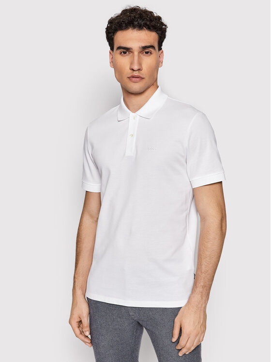BOSS Polo marškinėliai · Balta