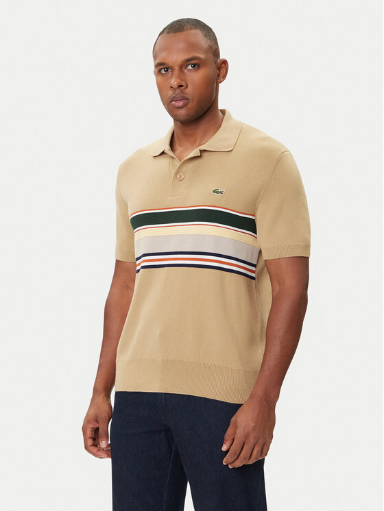 Kodas 20MAY Lacoste Polo marškinėliai · Smėlio