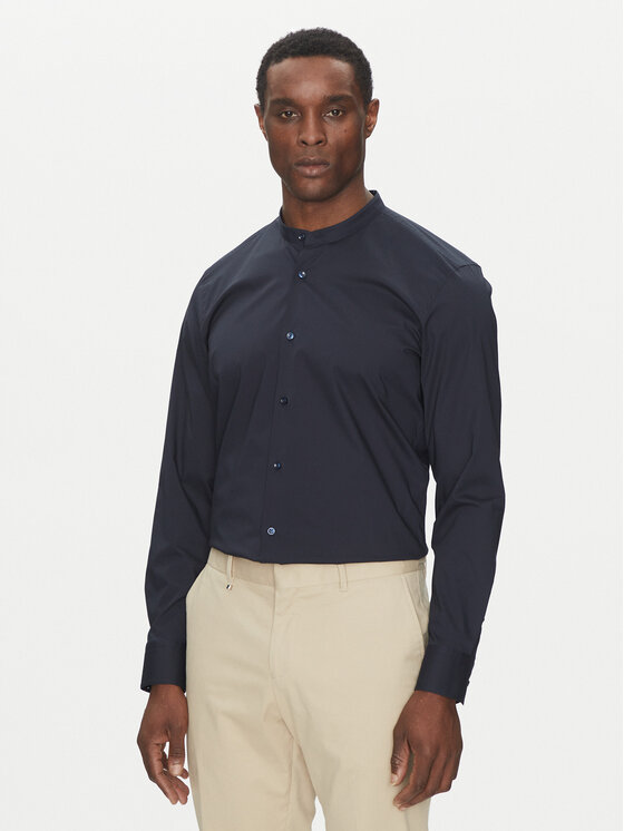 Kodas 20MAY BOSS Marškiniai · Tamsiai mėlyna · Slim Fit