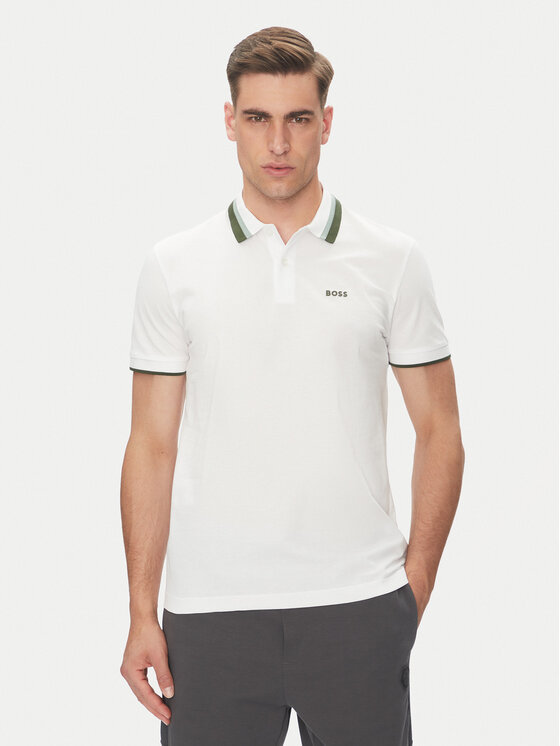 BOSS Polo marškinėliai · Balta