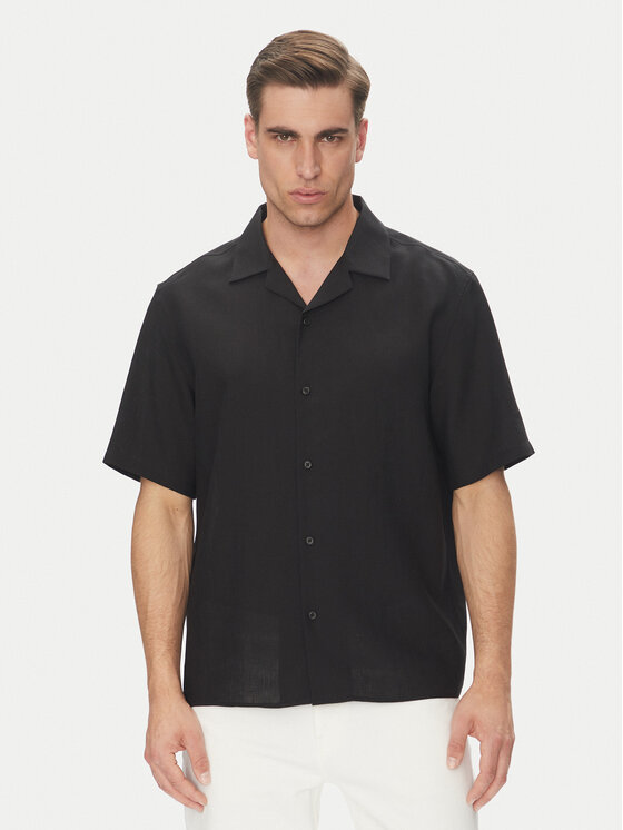 Calvin Klein Marškiniai · Juoda · Regular Fit