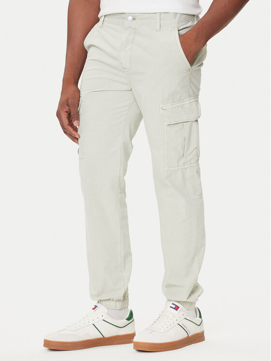 Kodas 20MAY Tommy Jeans Jogger kelnės · Žalia · Slim Fit