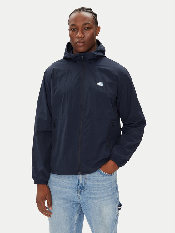 Tommy Jeans Neperpučiama striukė · Tamsiai mėlyna
