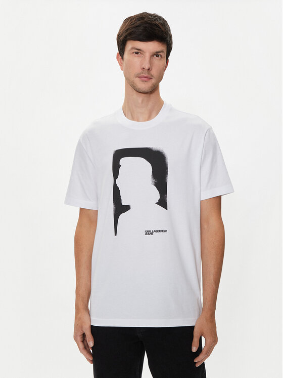 Karl Lagerfeld Jeans Marškinėliai · Balta