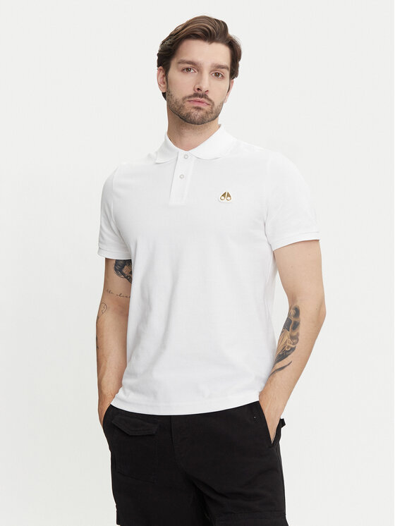 Kodas 20MAY Moose Knuckles Polo marškinėliai · Balta