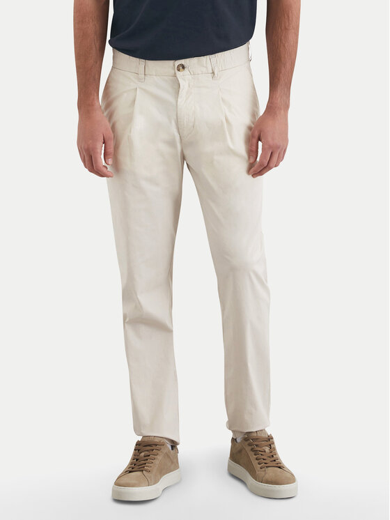 Marc O'Polo Medžiaginės kelnės · Smėlio · Slim Fit