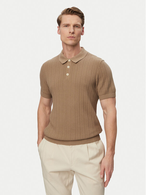 JOOP! Jeans Polo marškinėliai · Smėlio