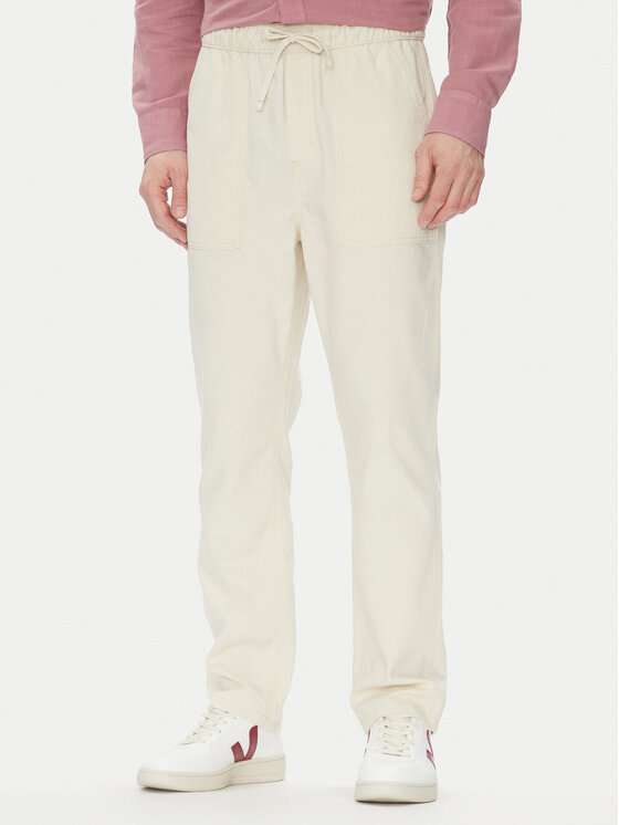 Lee Medžiaginės kelnės · Smėlio · Regular Fit
