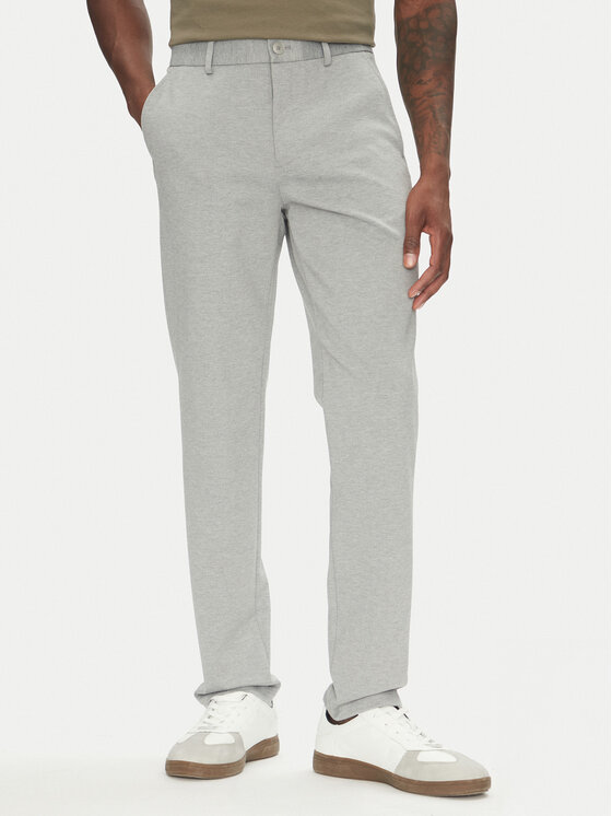 Lindbergh Chinos kelnes · Pilka · Slim Fit