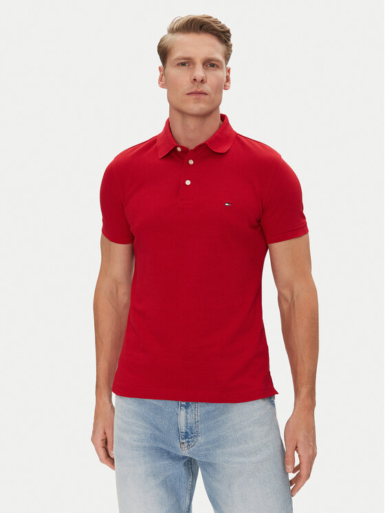Kodas SUN15 Tommy Hilfiger Polo marškinėliai · Raudona