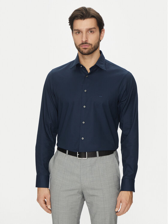Michael Kors Marškiniai · Tamsiai mėlyna · Slim Fit