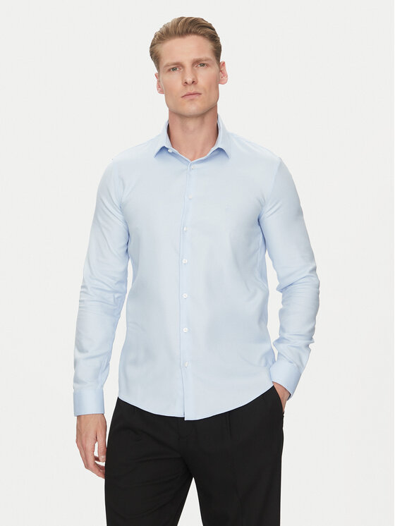 Kodas SUN15 Calvin Klein Marškiniai · Mėlyna · Slim Fit