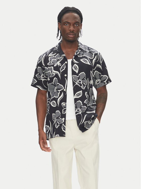 Kodas SUN15 Lindbergh Marškiniai · Juoda · Regular Fit