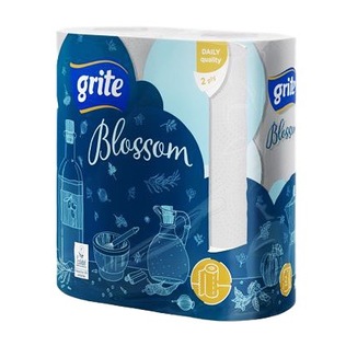 Popieriniai rankšluosčiai GRITE BLOSSOM, 2 vnt./pak.