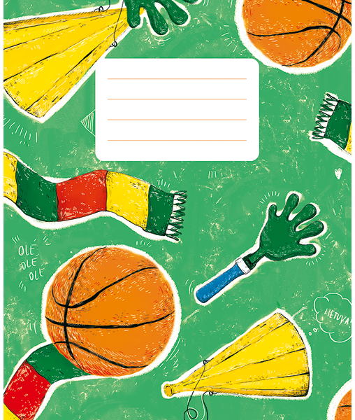 Sąsiuvinis LT ŠIMTMETIS, A5, 24 l., langeliais