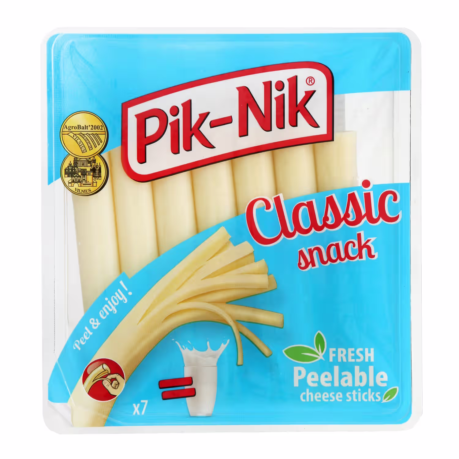 Plėš. sūrio lazdelės PIK-NIK, 40% rieb., 140g