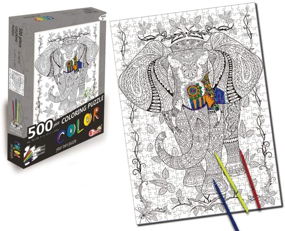 Dėlionė piešimui DRAMBLYS, 500 dalių