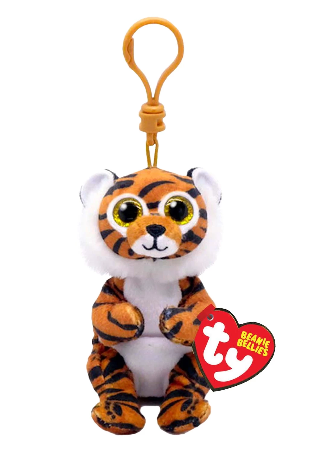Pliušinis raktų pakabukas CLAWDIA - tiger clip