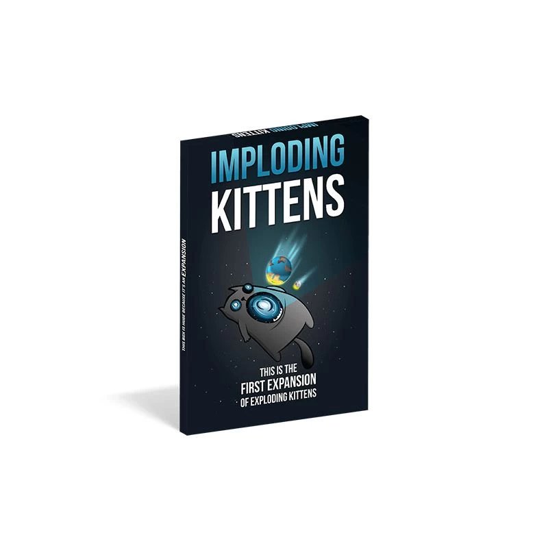 Kortų žaidimas Exploding Kittens papildymas: Imploding Kittens (LT)
