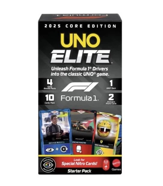 UNO ELITE F-1 kortos (Starter Pack)