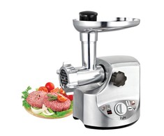 Elektrinė mėsmalė Zyle ZY198MG nerūdijančio plieno, 2000 W