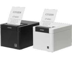 Spausdintuvas Citizen CT-E301, USB, 8 dots/mm (203 dpi), cutter, juodas
