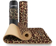 Tunturi jogos kilimėlis 8 mm, leopardo raštu