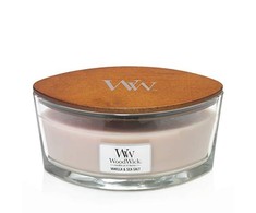 WoodWick Aromatinė žvakė (Vanilla &amp; Sea Salt), 453,6 g