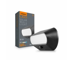 Saulės - solar lemputė su judesio jutikliu LED 6.4Wh Videx, IP54