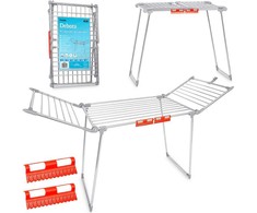 Džiovyklė Džiovintuvas na pranie stojąca rozkładana Debora nerūdijantis plienas 19 mb