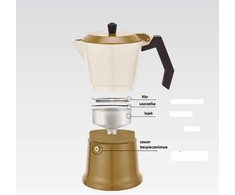 Kavos aparatas Aliuminio moka pot MR-1657-9-BEIGE MAESTRO