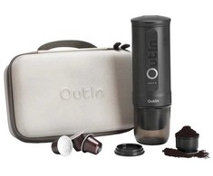 Outin OTEM-01-SG-Bag Portable Kavos aparatas Pilkas