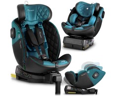 „Nukido Prestige Line“ automobilinė kėdutė, juodos ir mėlynos spalvos, 0-36 kg, ISOFIX