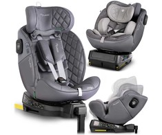„Nukido Prestige Line“ automobilinė kėdutė, pilka, 0-36 kg, ISOFIX