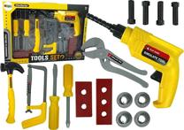 Žaislinis meistro įrankių rinkinys Lean Toys Little Worker Tools Set, įvairių spalvų