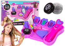 Plaukų dažymo rinkinys Lean Toys Multi Color Hairstyle