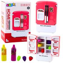 Žaislinė buitinė technika, šaldytuvas Lean Toys Home, rožinė sp.