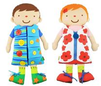 Medžiaginė lėlė K's Kids Training2s 2in1 Dress Up, 55 cm, įvairių spalvų