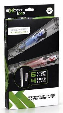 Trasos dalys Exost Loop Straight Tube, skaidri sp.
