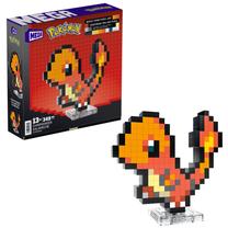 Konstruktorius Mattel Mega Bloks Pokemon Charmander HTH76, 349 vnt., oranžinė sp.