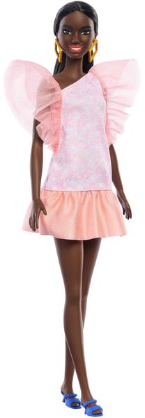Lėlė Mattel Barbie Fashionistas HRH14, 29 cm, rožinė sp.